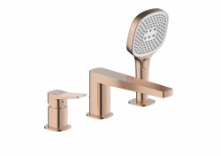 KFA - Baterie Malaga, vanová, 3-dílná stojící, PVD broušené růžové zlato (4525-210-34)