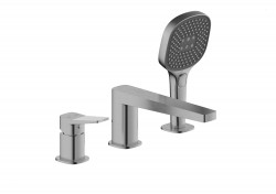 KFA - Baterie Malaga, vanová, 3-dílná stojící, PVD gun metal grey (4525-210-61)