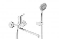 KFA - Baterie MORRIS umyvadlo/vanová výtok 350 mm se sprchovou soupravou (5248-715-00)