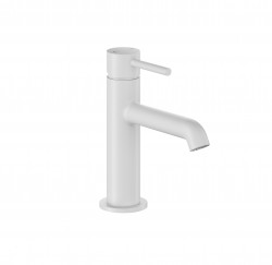 KFA - Baterie Moza mini umyvadlová, stojící, s výpustí klik-klak, bílá (5032-835-44)