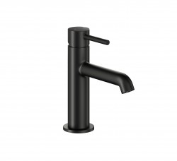 KFA - Baterie Moza mini umyvadlová, stojící, s výpustí klik-klak, černá (5032-835-81)