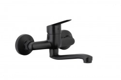 KFA - Baterie SPARC umyvadlová, nástěnná, černá (5410-810-81)