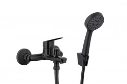 KFA - Baterie SPARC vanová, nástěnná se soupravou černá (5414-510-81)