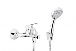 KFA - Baterie vanová baterie, nástěnná se sprchovým setem, chrom (5414-510-00)