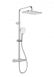 KFA - Dešťová hlavice Malaga s termostatickou sprchou, nástěnná, chrom (5756-910-00)