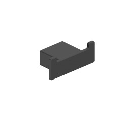 KFA - Držák na ručníky, bodový, dvojitý, černý (864-032-81)