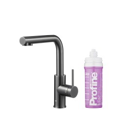 KFA - Duero pure basic, filtrující s otočnou výtokovou armaturou, PVD gunmetal šedá + profine lilac s (6623-915-61)