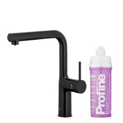 KFA - Duero pure move pull-out bat. kuchyňská filtrující, černá + filtr profine lilac s (6623-425-81)