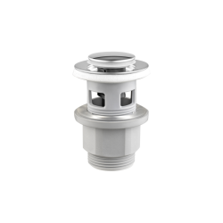 KFA - Klik-klak, umyvadlový, malý, kulatý, s přepadem, chrom (660-356-00)