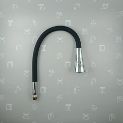 KFA - Kompletní odvod pro baterii Rumba Duo, chrom - černá (835-661-00)