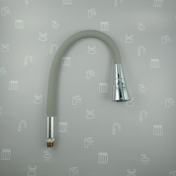 KFA - Kompletní odvod pro baterii Rumba Duo, chrom - šedá (835-661-63)