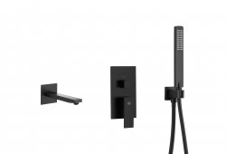 KFA - LOGON podomítková vanová baterie, černá (5139-401-81)