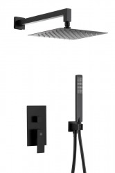 KFA - LOGON podomítkový sprchový set, černá (5139-501-81)