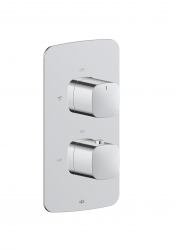 KFA - Malaga baterie, termostatická, podomítkový solo, chrom (5759-001-00)