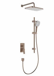 KFA - Malaga sprchový set, podtynkový s posuvným držákem, PVD brushed rose gold (4529-301-34)
