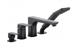 KFA - MOKAIT čtyřotvorová vanová baterie, černá (5535-210-81)