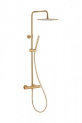 KFA - MOZA PREMIUM termostatický sprchový set, kartáčované zlato (5736-920-31)