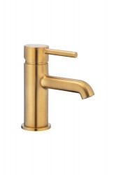 KFA - MOZA stojánková umyvadlová baterie, kartáčované zlato + click/clack (5032-815-31)