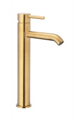 KFA - MOZA umyvadlová baterie, kartáčované zlato + click/clack (5032-612-31)