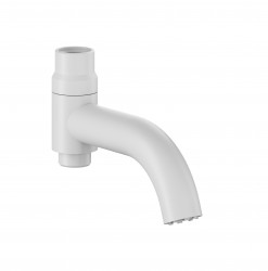 KFA - Odvod vody vanový Moza pro sprchovou baterii, termostatickou s dešťovou hlavicí, bílá (835-670-44)