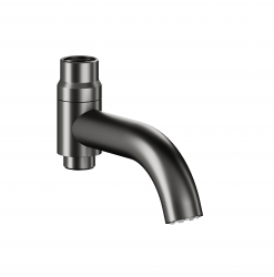 KFA - Odvod vody vanový Moza pro sprchovou baterii, termostatickou s dešťovou hlavicí, PVD gunmetal šedá (835-670-61)