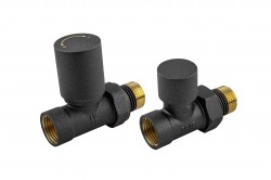 KFA - Sada radiátorová, jednoduchá Komfort Pro, grafitová (758-030-61-BL)