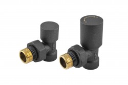 KFA - Sada radiátorová, rohová Komfort Pro, grafitová (758-130-61-BL)