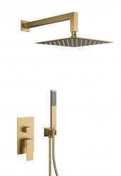 KFA - Sada sprchová Logon, podomítková, PVD broušené světlé zlato (5139-501-39)