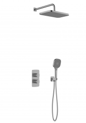 KFA - Sada sprchová Malaga, termostatická, podomítková, PVD gun metal grey (5759-501-61)