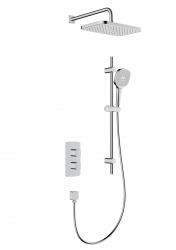 KFA - Sada sprchová Malaga, termostatická, podomítková s posuvným drážkovým ramenem, chrom (5759-301-00)