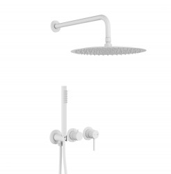 KFA - Sada sprchová Moza, podomítková s baterií 3-otvorovou, 2 funkční, bílá (5039-511-44)