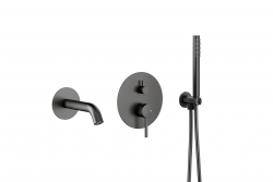 KFA - Set vanový Moza, podomítkový Moza s baterií 3 funkční, PVD gunmetal šedá (5039-401-61)