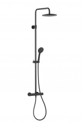 KFA - Sprchová baterie MOZA ,termostatická se sprchovým sloupem (LONGER BAR), černá (5736-911-81)