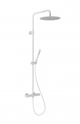 KFA - Sprchový sloup vanová Moza premium s termostatickou sprchovou baterií, stěnová, bílá (5736-921-44)