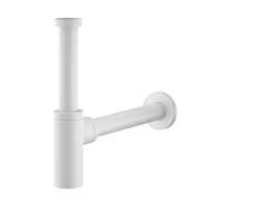 KFA - Výpust umyvadlová, láhvová, kulatá, bílá (600-003-44)
