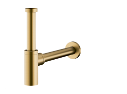 KFA - Výpust umyvadlová, láhvová, kulatá, PVD broušené světlé zlato (600-003-39)