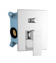 Kielle - Arkas I Baterie pod omítku pro 2 spotřebiče, s tělesem, chrom (10311200)