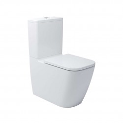 Kielle - Arkas I WC kombi set s nádržkou a sedátkem softclose, Vortex, bílá (30211000)