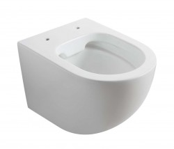 Kielle - Gaia Závěsné kompaktní WC, Rimless, bílá (30115003T)