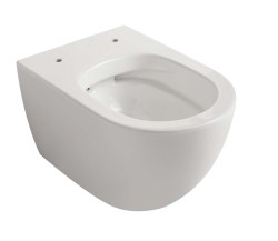 Kielle - Gaia Závěsné WC, Rimless, bílá (30115002T)