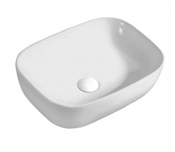 Kielle - Idolio Umyvadlo na desku 46x33 cm, bílá (30624420)