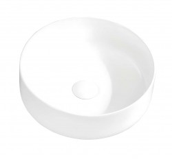 Kielle - Idolio Umyvadlo na desku, průměr 36 cm, bílá (30624430)