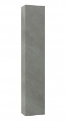 Kielle - Meara Vysoká skříňka závěsná, 25x16x130 cm, beton (50226015)