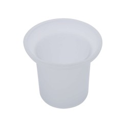 Kielle - Náhradní nádobka pro WC kartáč, matné sklo (90403251)