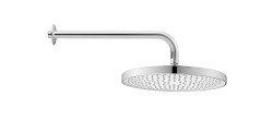 Kielle - Nefia Hlavová sprcha 300, sprchové rameno 350 mm, chrom/bílá (20127SE0)