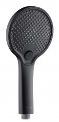 Kielle - Nefia Sprchová hlavice 115, 3 proudy, EcoSpare, matná černá (20427024E)