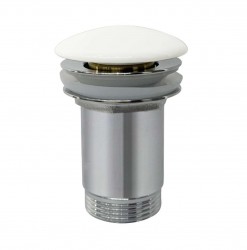 Kielle - Odtokové soupravy Umyvadlová výpusť, ClickClack, kov, bílá (30901130)