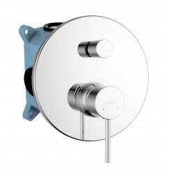 Kielle - Oudee Baterie pod omítku pro 2 spotřebiče, s tělesem, chrom (10315200)