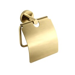 Kielle - Oudee Držák toaletního papíru s krytem, brushed gold (40402036)