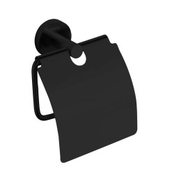 Kielle - Oudee Držák toaletního papíru s krytem, matná černá (40402034)